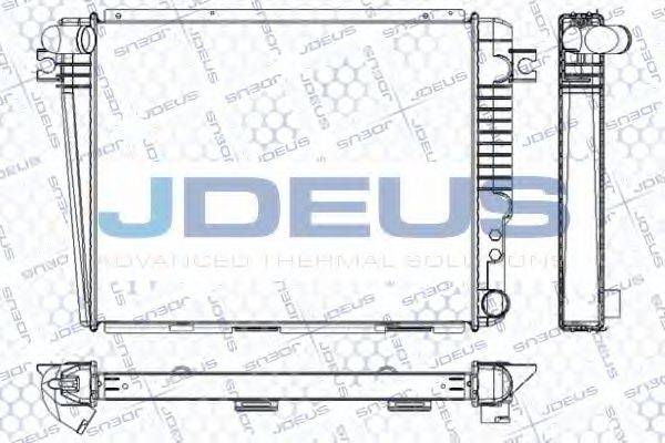 JDEUS RA0050110 Радіатор, охолодження двигуна