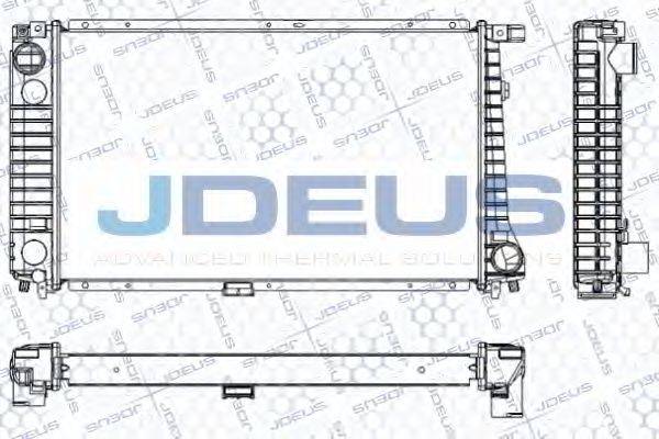 JDEUS RA0050370 Радіатор, охолодження двигуна