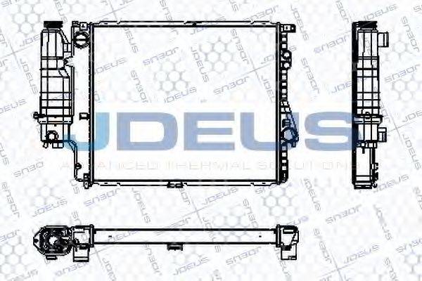 JDEUS RA0050580 Радіатор, охолодження двигуна