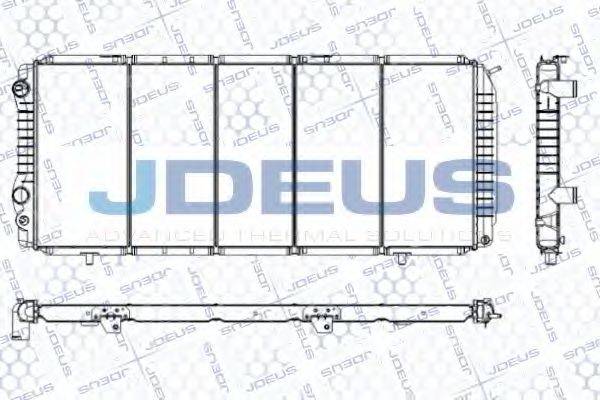 JDEUS RA0070040 Радіатор, охолодження двигуна