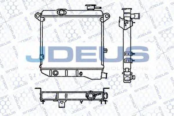 JDEUS RA0110020 Радіатор, охолодження двигуна