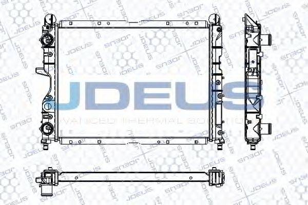 JDEUS RA0110230 Радіатор, охолодження двигуна