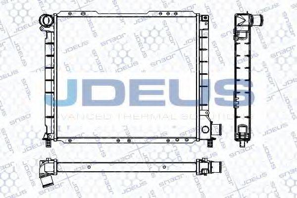 JDEUS RA0110280 Радіатор, охолодження двигуна