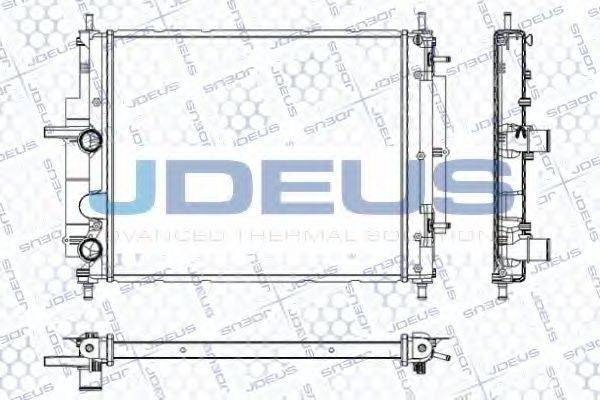 JDEUS RA0110790 Радіатор, охолодження двигуна