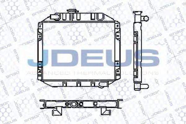 JDEUS RA0120091 Радіатор, охолодження двигуна