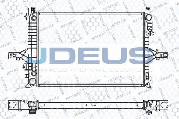 JDEUS RA0310540 Радіатор, охолодження двигуна