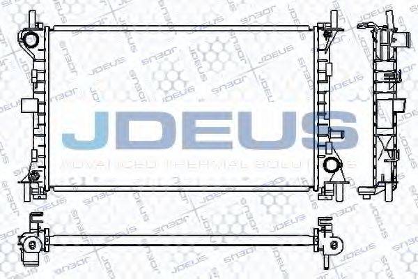 JDEUS RA0121050 Радіатор, охолодження двигуна