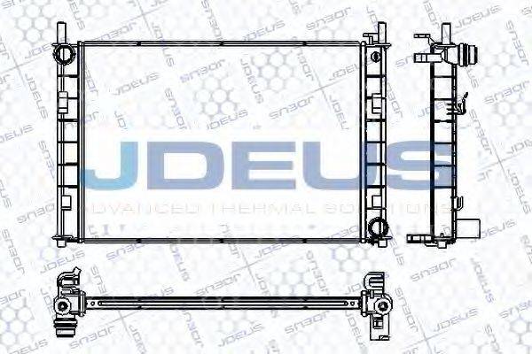 JDEUS RA0121070 Радіатор, охолодження двигуна