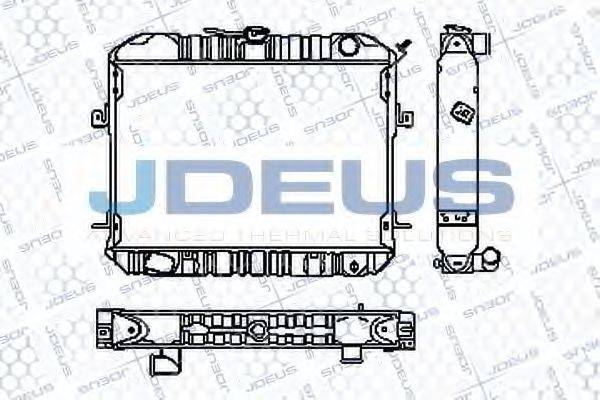 JDEUS RA0190130 Радіатор, охолодження двигуна