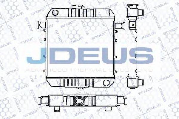 JDEUS RA0200060 Радіатор, охолодження двигуна