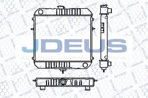 JDEUS RA0200170 Радіатор, охолодження двигуна