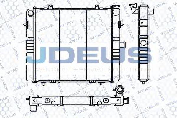 JDEUS RA0200190 Радіатор, охолодження двигуна