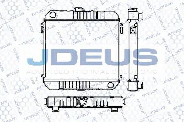 JDEUS RA0200210 Радіатор, охолодження двигуна