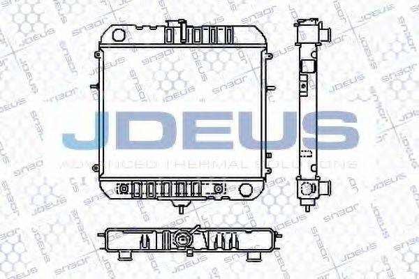 JDEUS RA0200310 Радіатор, охолодження двигуна