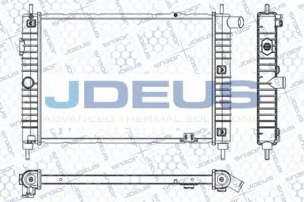 JDEUS RA0200400 Радіатор, охолодження двигуна