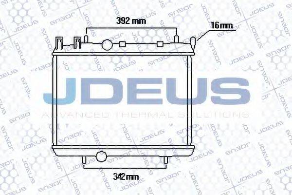 JDEUS 021M50 Радіатор, охолодження двигуна