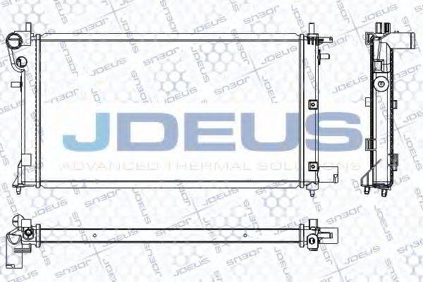 JDEUS RA0210281 Радіатор, охолодження двигуна