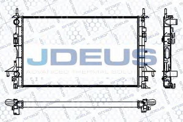 JDEUS RA0230690 Радіатор, охолодження двигуна