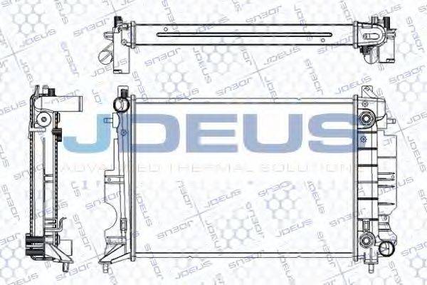 JDEUS RA0240160 Радіатор, охолодження двигуна