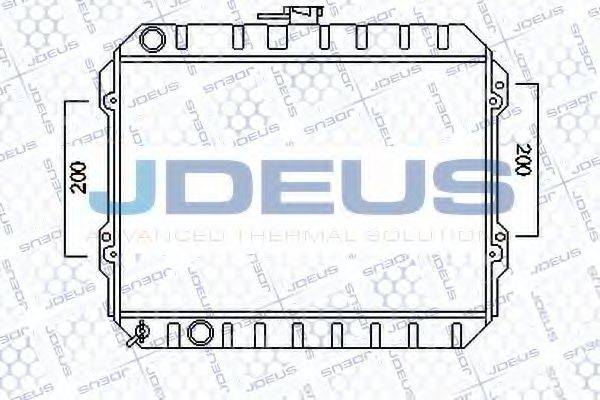 JDEUS 028M01 Радіатор, охолодження двигуна