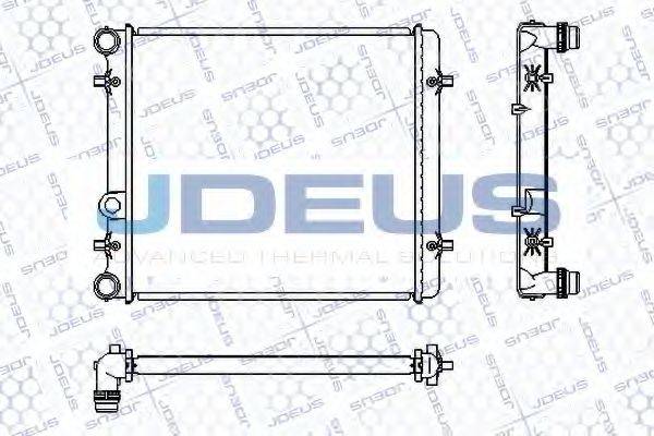 JDEUS RA0300420 Радіатор, охолодження двигуна