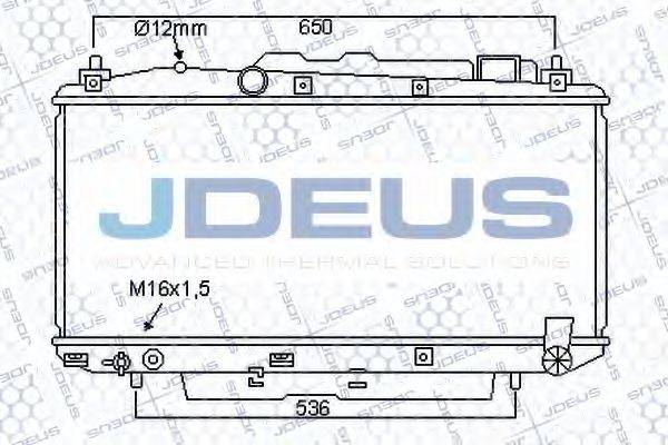 JDEUS 028M41 Радіатор, охолодження двигуна