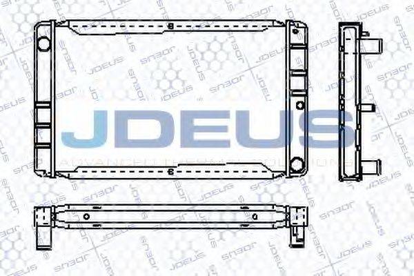 JDEUS RA0310240 Радіатор, охолодження двигуна