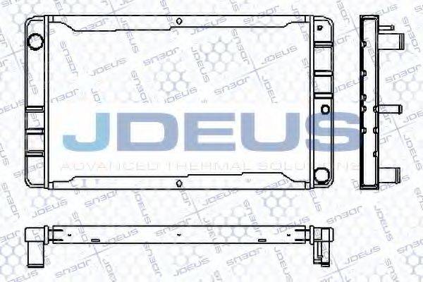 JDEUS RA0310250 Радіатор, охолодження двигуна