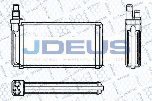 JDEUS RA2000000 Теплообмінник, опалення салону