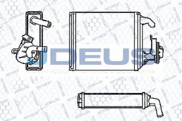 JDEUS RA2110590 Теплообмінник, опалення салону