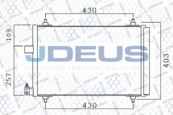 JDEUS 721M39 Конденсатор, кондиціонер