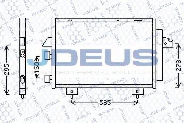 JDEUS 728M65 Конденсатор, кондиціонер