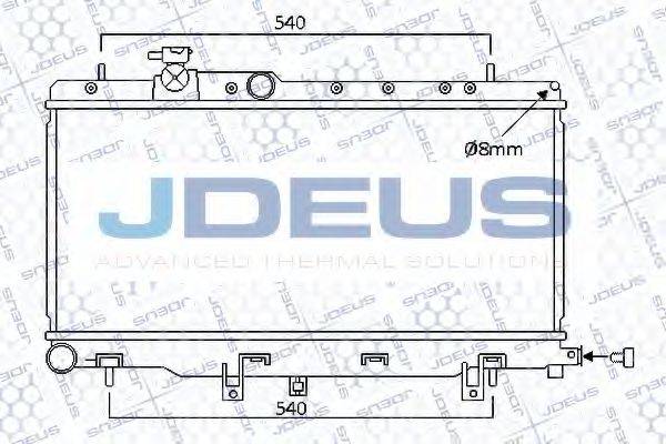 JDEUS 026M04 Радіатор, охолодження двигуна