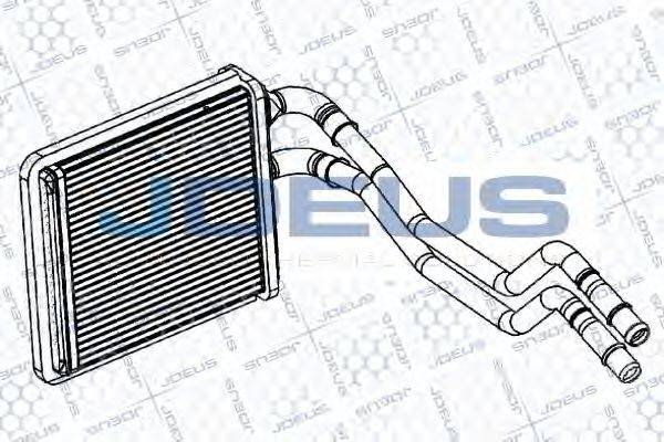 JDEUS 212M35 Теплообмінник, опалення салону