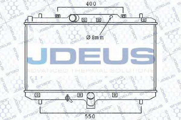 JDEUS 042M22 Радіатор, охолодження двигуна