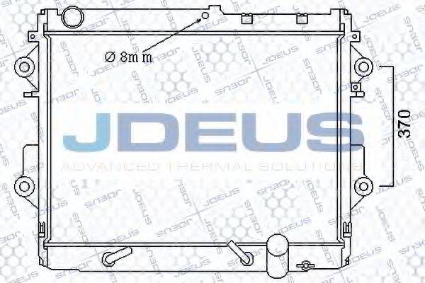 JDEUS 028M77 Радіатор, охолодження двигуна