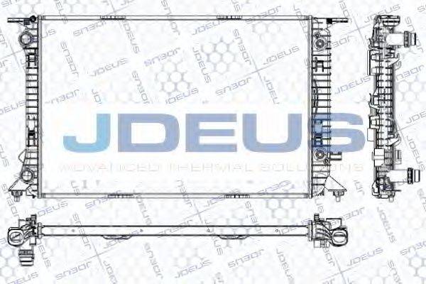 JDEUS RA0010440 Радіатор, охолодження двигуна