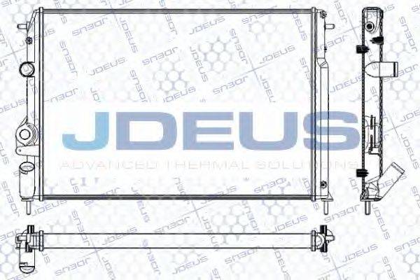 JDEUS RA0230541 Радіатор, охолодження двигуна