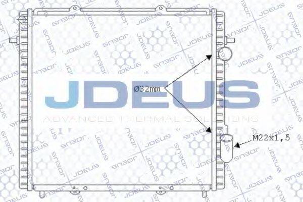 JDEUS 023B46A Радіатор, охолодження двигуна