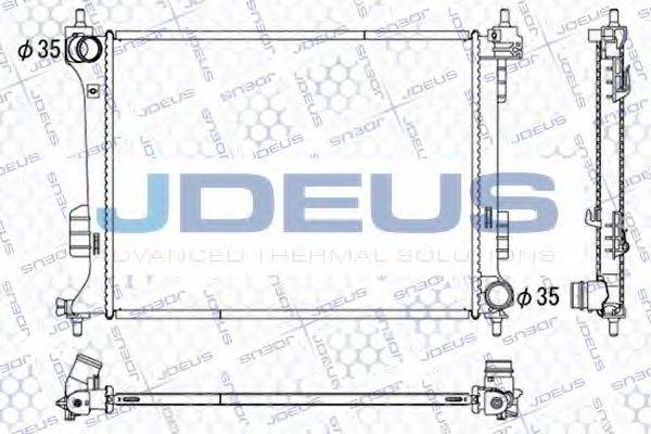 JDEUS 054M37 Радіатор, охолодження двигуна