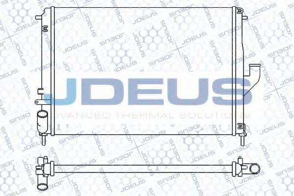 JDEUS 023M56 Радіатор, охолодження двигуна