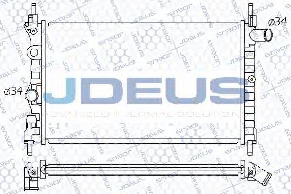 JDEUS 020M14 Радіатор, охолодження двигуна