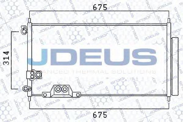 JDEUS 713M34 Конденсатор, кондиціонер