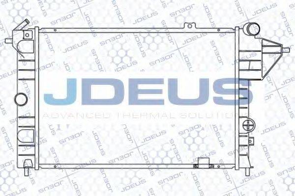 JDEUS 020M16 Радіатор, охолодження двигуна