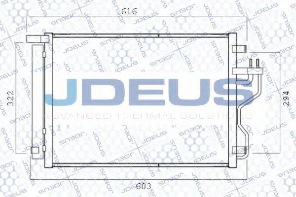 JDEUS 754M46 Конденсатор, кондиціонер