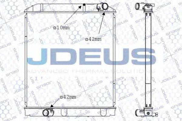 JDEUS 028M90 Радіатор, охолодження двигуна