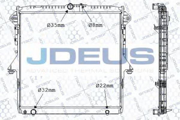 JDEUS 012M41 Радіатор, охолодження двигуна