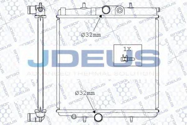 JDEUS 021M36A Радіатор, охолодження двигуна