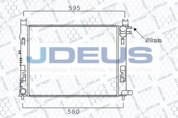 JDEUS 023M95A Радіатор, охолодження двигуна