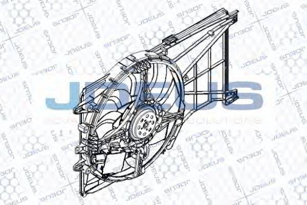 JDEUS EV8C8440 Вентилятор, охолодження двигуна